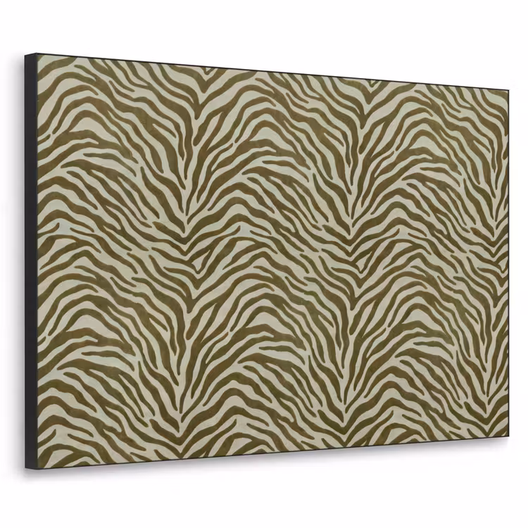 Art frame - Zebramotief - Groen - Modern — 1