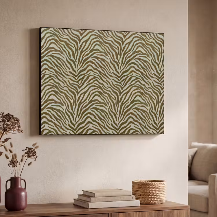 Art frame - Zebramotief - Groen - Modern — 7