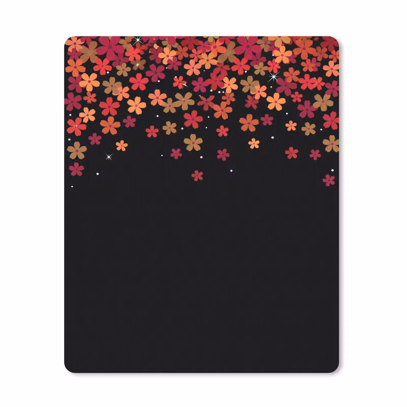 Muismat - Bloemen - Abstract - Oranje — 1