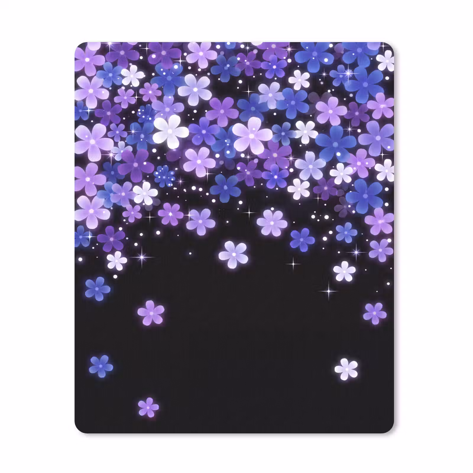 Muismat - Bloemen - Paars - Modern — 1