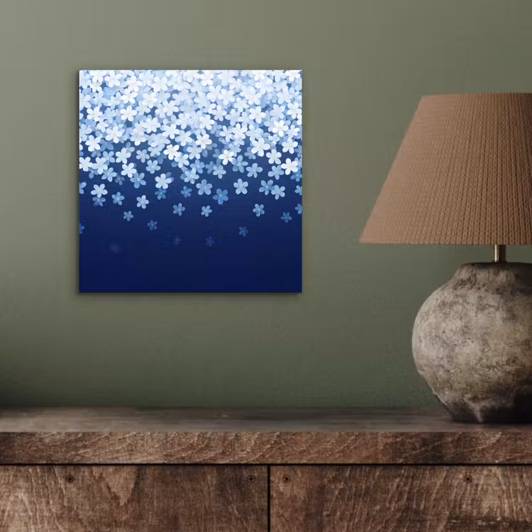 Aluminium schilderij - Bloemen - Vallend - Decoratief — 3