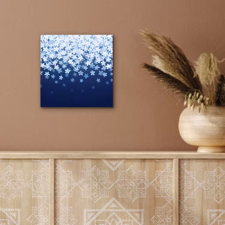 Aluminium schilderij - Bloemen - Vallend - Decoratief — 5