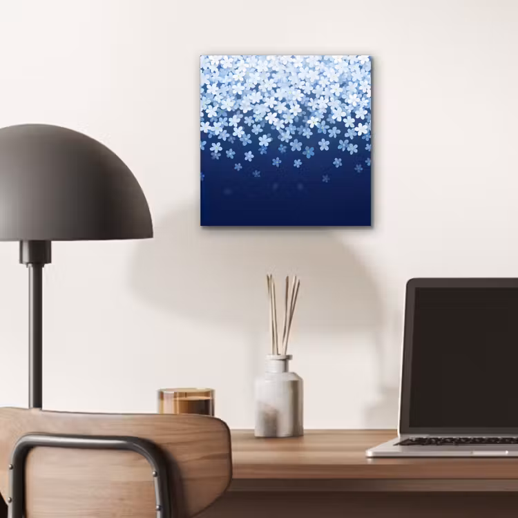 Aluminium schilderij - Bloemen - Vallend - Decoratief — 6