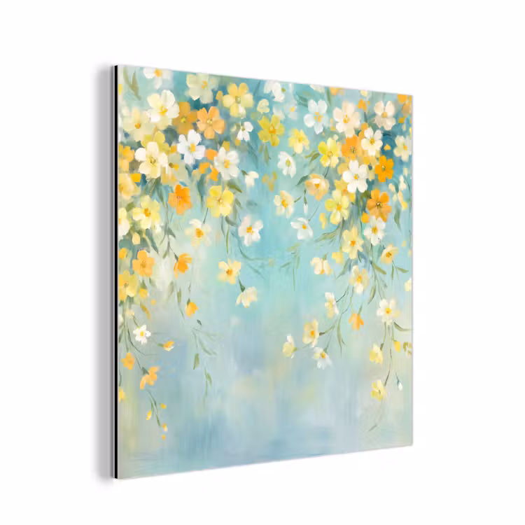 Aluminium schilderij - Bloemen - Zacht - Lente — 1