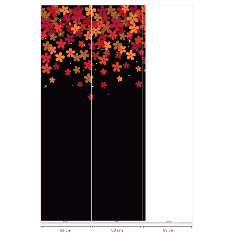 Behang - Bloemen - Abstract - Oranje — 6