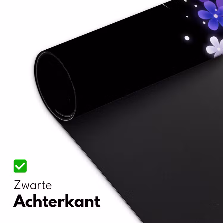Bureau onderlegger - Bloemen - Paars - Modern — 5