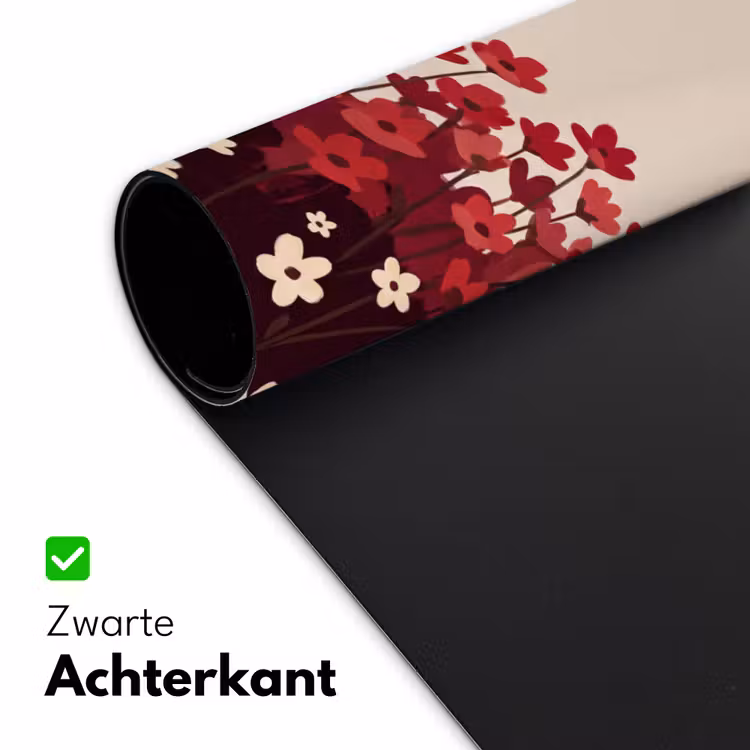 Bureau onderlegger - Bloemen - Rood - Natuur — 5