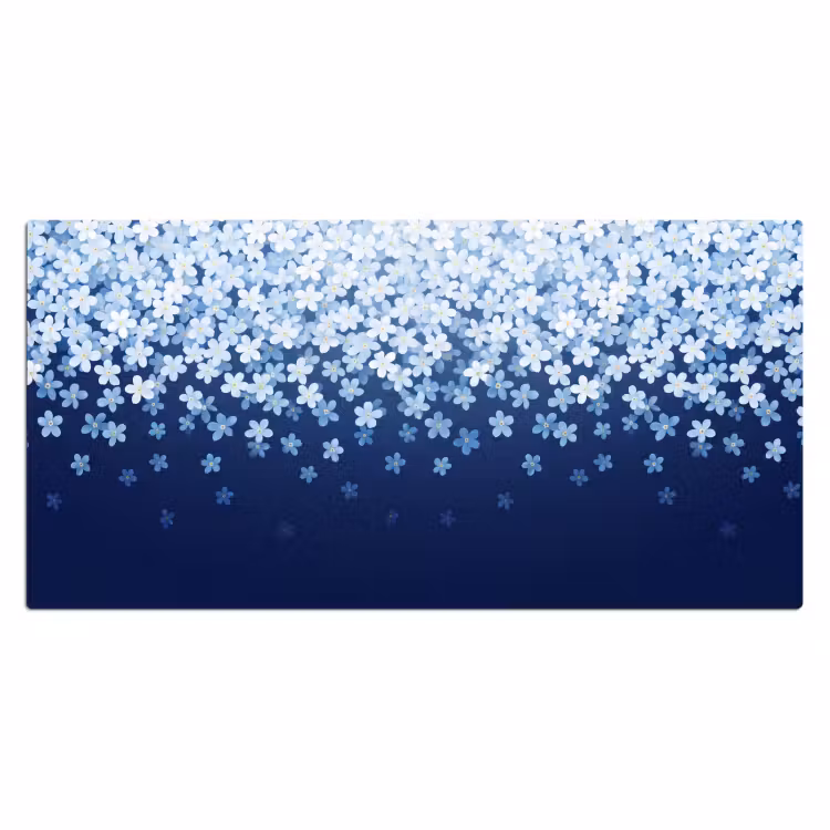 Bureau onderlegger - Bloemen - Vallend - Decoratief — 2