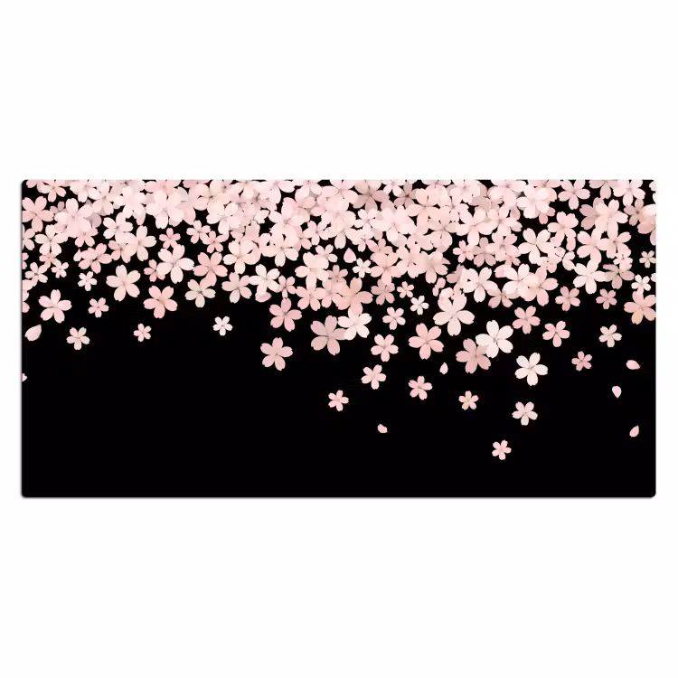 Bureau onderlegger - Roze bloemen - Natuur — 2