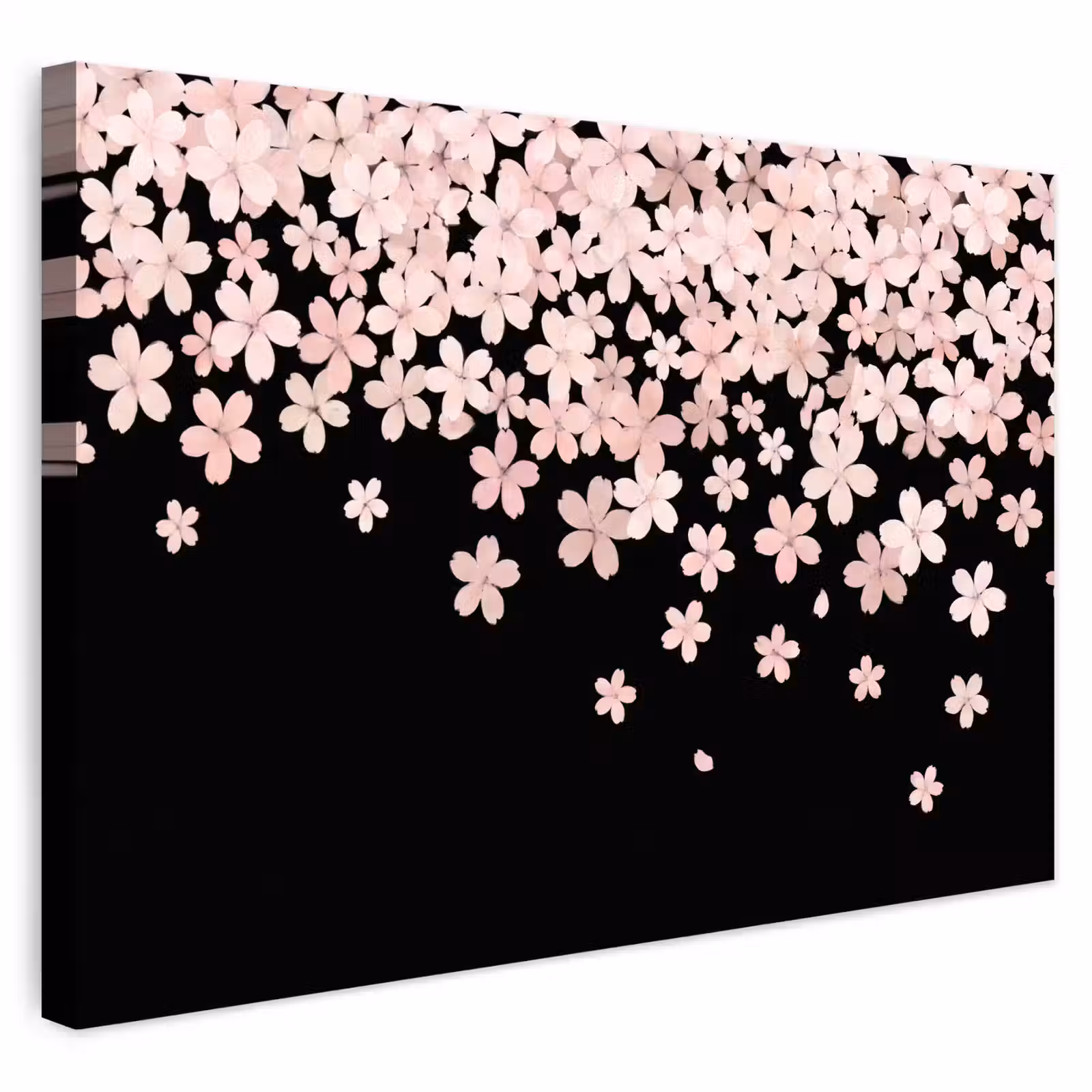 Buiten canvas - Roze bloemen - Natuur — 1