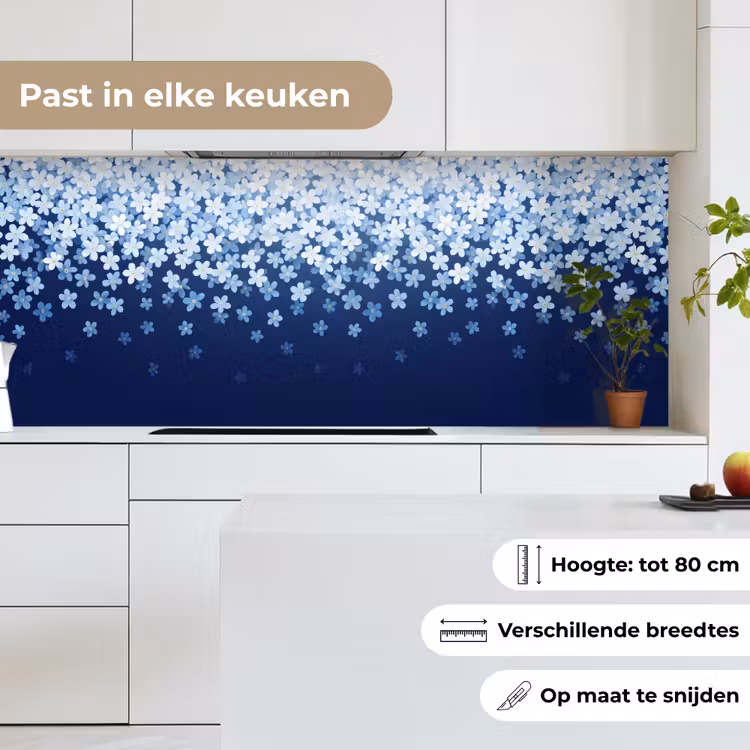 Keuken achterwand - Bloemen - Vallend - Decoratief — 7