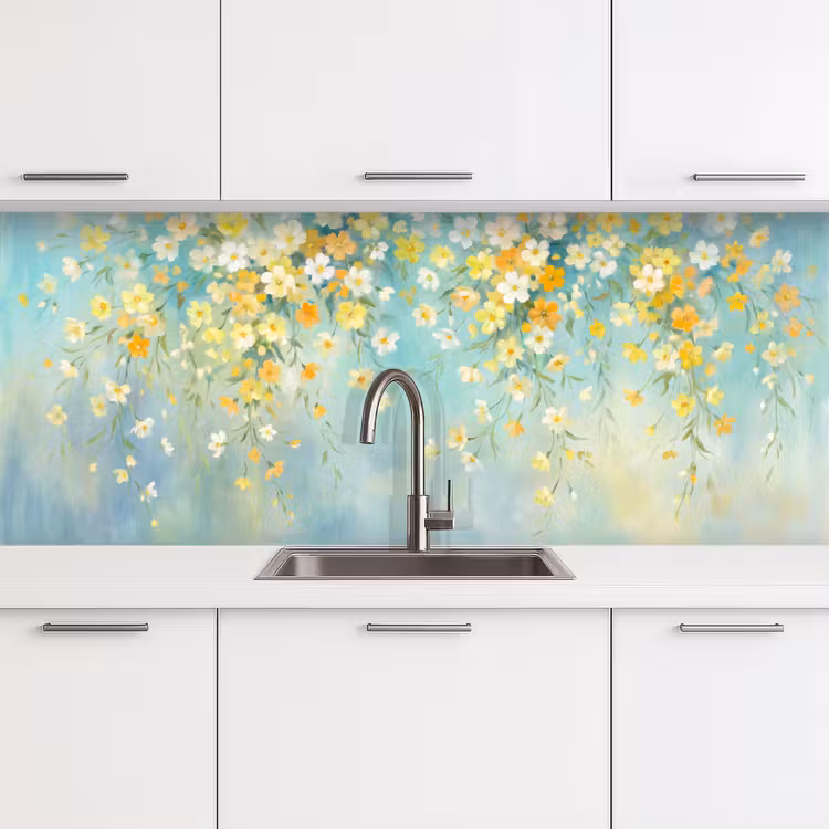 Keuken achterwand - Bloemen - Zacht - Lente — 4