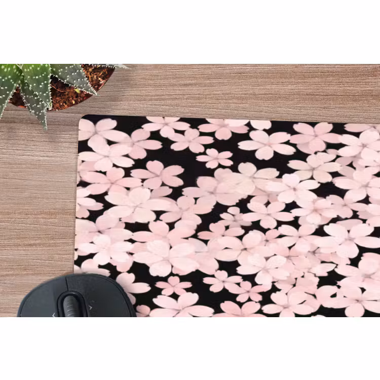 Muismat - Roze bloemen - Natuur — 5