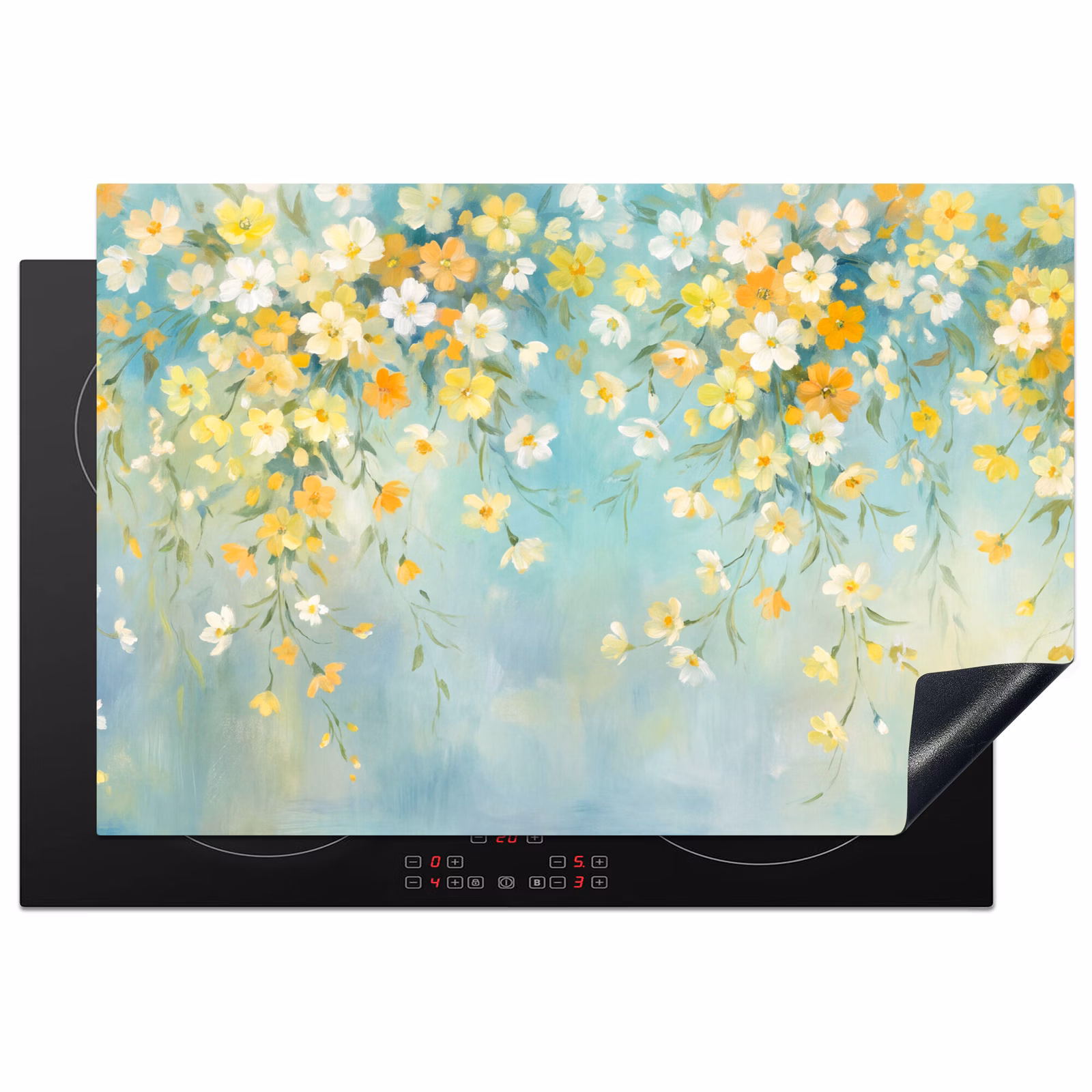 Inductiebeschermer - Bloemen - Zacht - Lente — 1