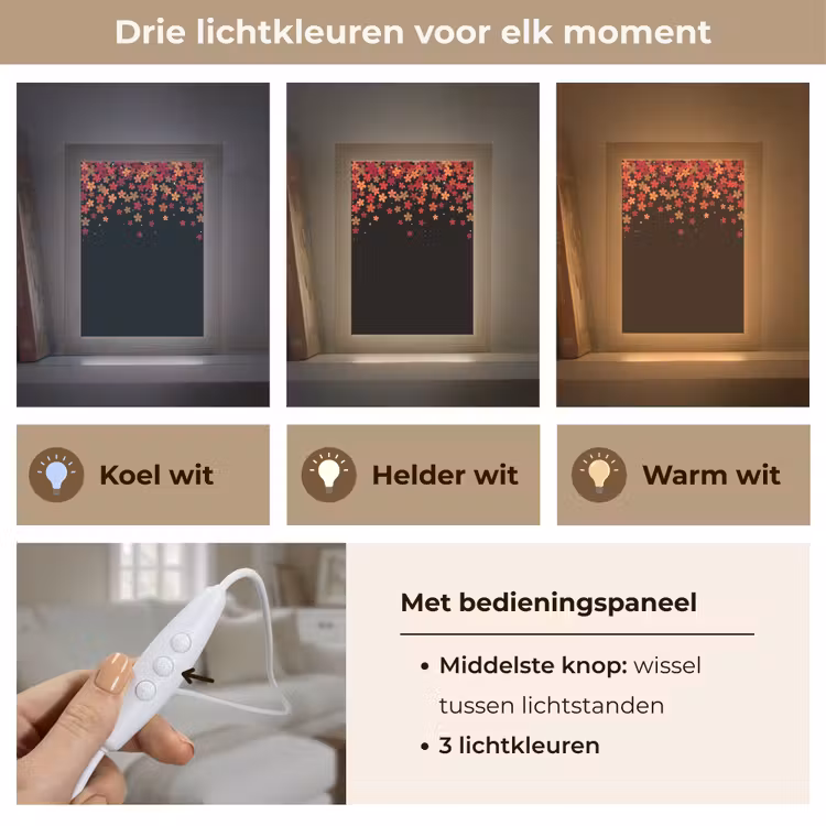 Gepersonaliseerd Lightbox - Bloemen - Abstract - Oranje — 6