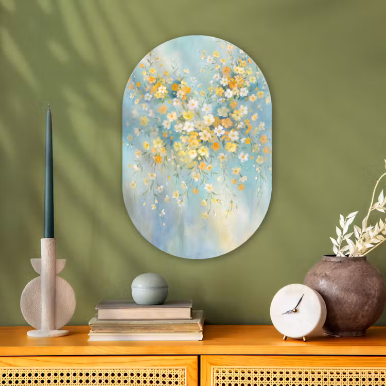 Muurovaal - Bloemen - Zacht - Lente — 2