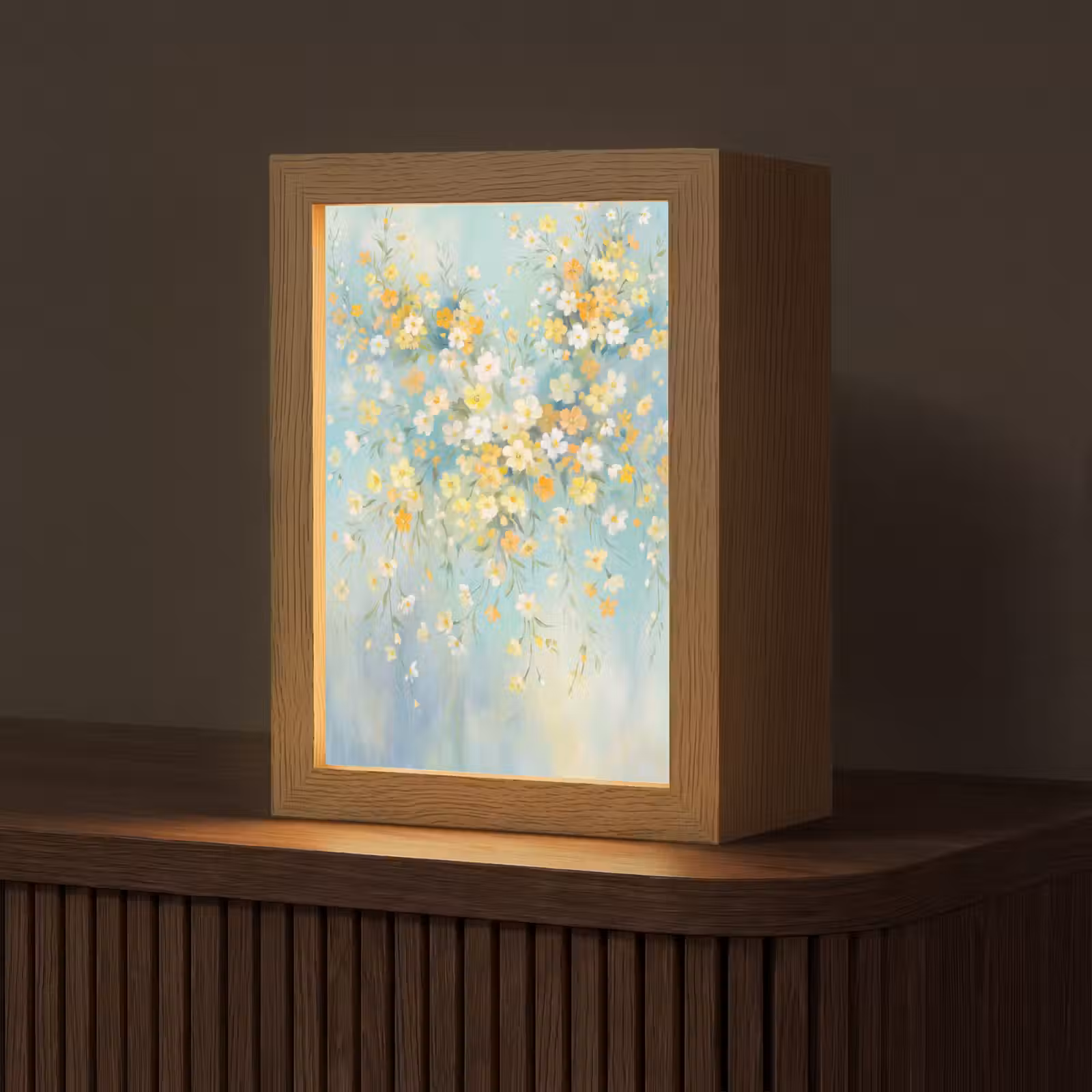 Gepersonaliseerd Lightbox - Bloemen - Zacht - Lente — 1
