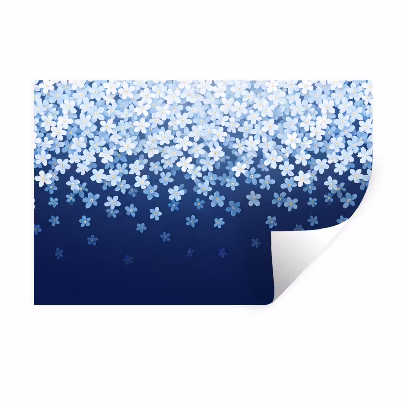 Muursticker - Bloemen - Vallend - Decoratief — 1