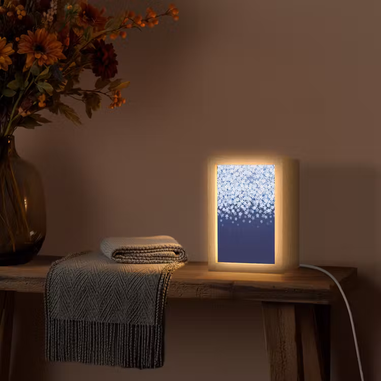 Gepersonaliseerd Lightbox - Bloemen - Vallend - Decoratief — 3