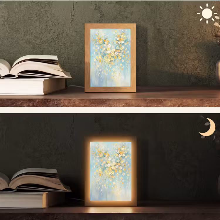 Gepersonaliseerd Lightbox - Bloemen - Zacht - Lente — 5