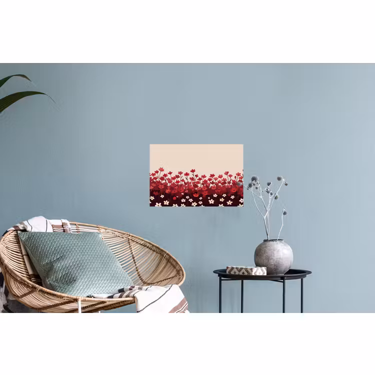 Muursticker - Bloemen - Rood - Natuur — 4