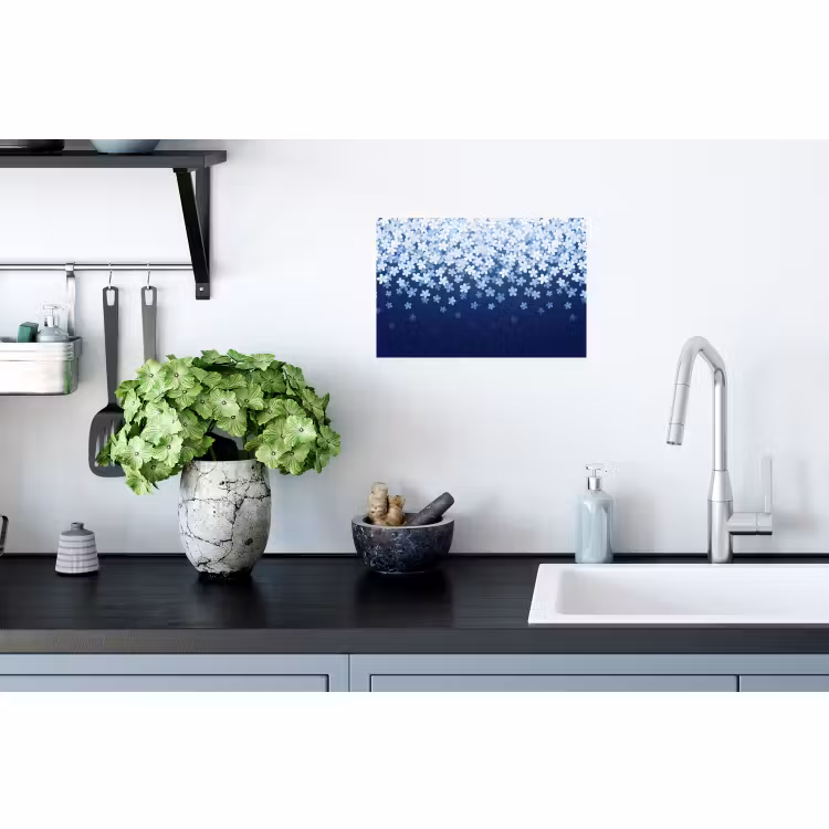 Muursticker - Bloemen - Vallend - Decoratief — 2