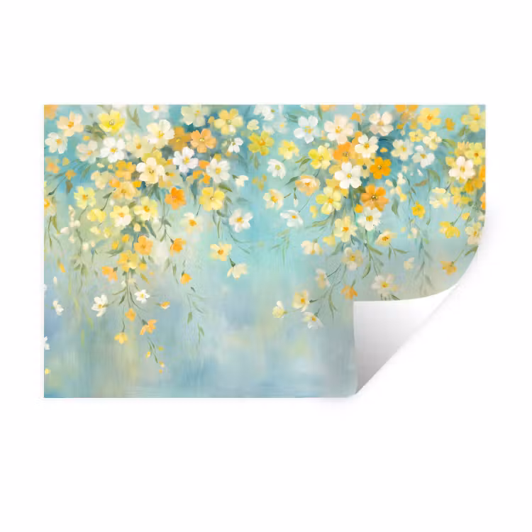 Muursticker - Bloemen - Zacht - Lente — 1