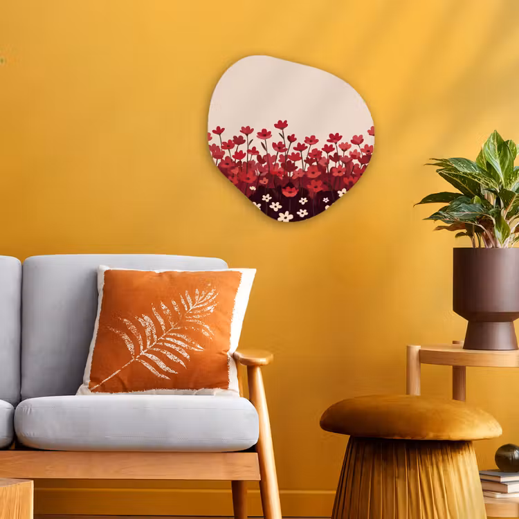 Organisch schilderij forex - Bloemen - Rood - Natuur — 3