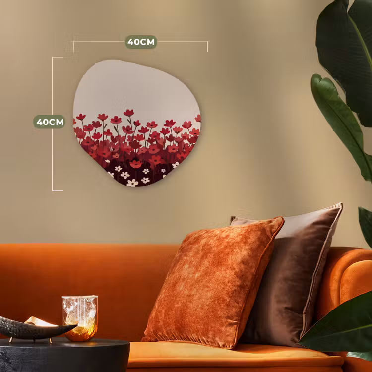 Organisch schilderij forex - Bloemen - Rood - Natuur — 4