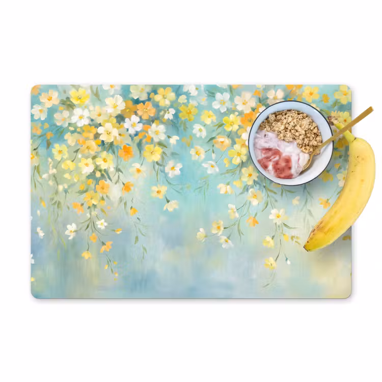 Placemat - 6 stuks - Bloemen - Zacht - Lente — 1