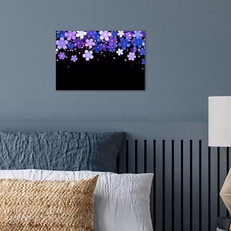 Poster - Bloemen - Paars - Modern — 3