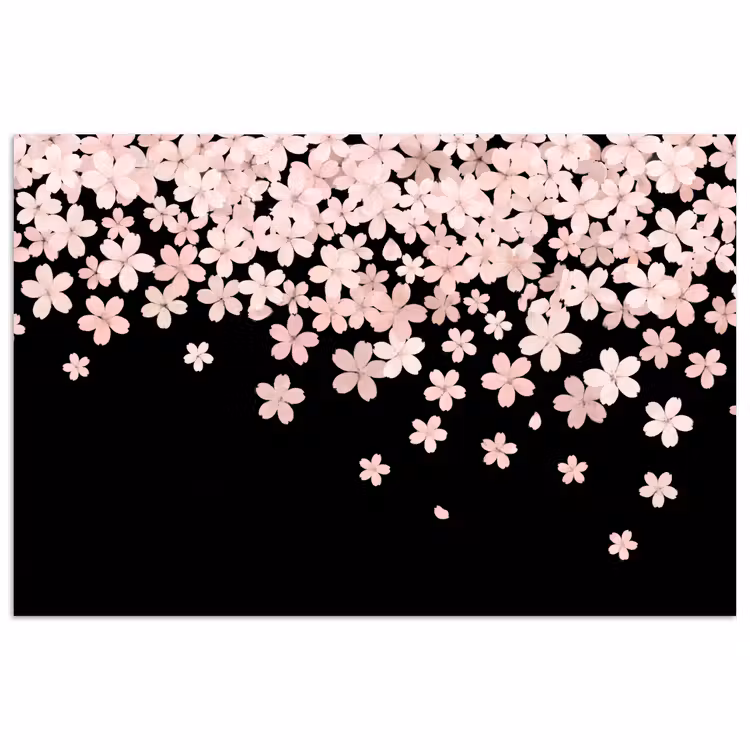 Poster - Roze bloemen - Natuur — 1