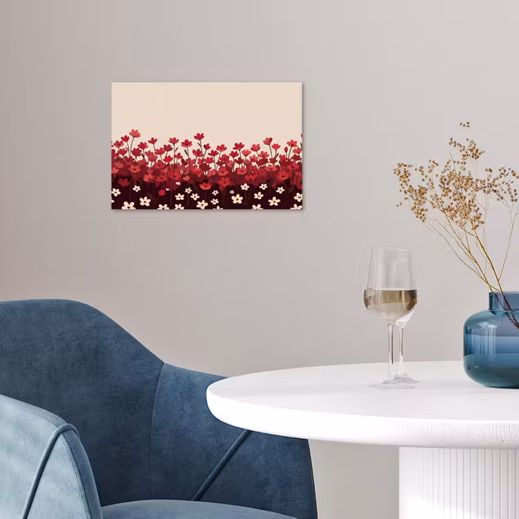 Poster - Bloemen - Rood - Natuur — 4
