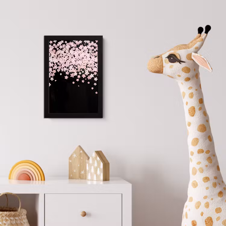 Poster met lijst - Roze bloemen - Natuur — 5