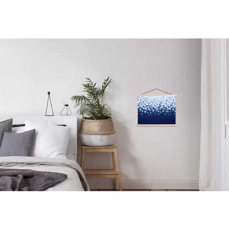 Schoolplaat - Bloemen - Vallend - Decoratief — 2
