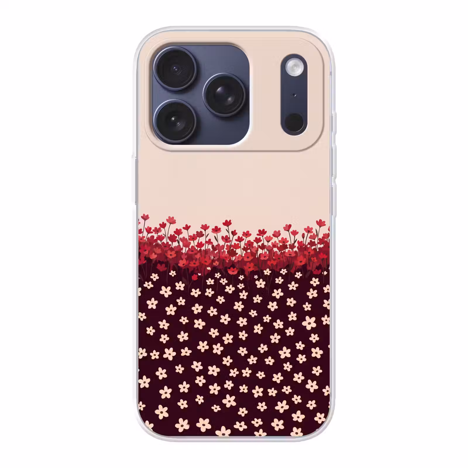 Telefoonhoesje - Bloemen - Rood - Natuur — 1