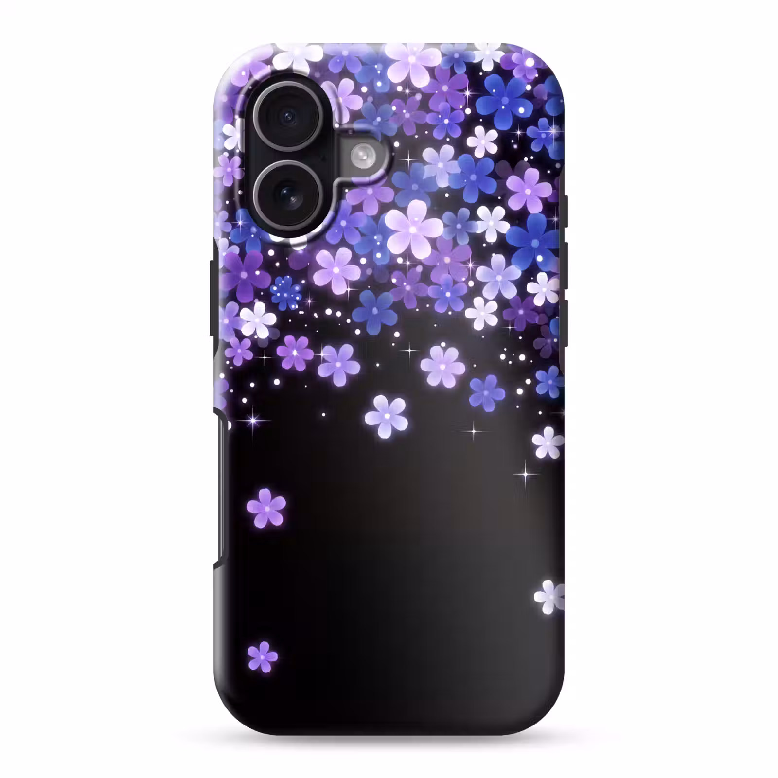 Telefoonhoesje Toughcase - Bloemen - Paars - Modern — 1
