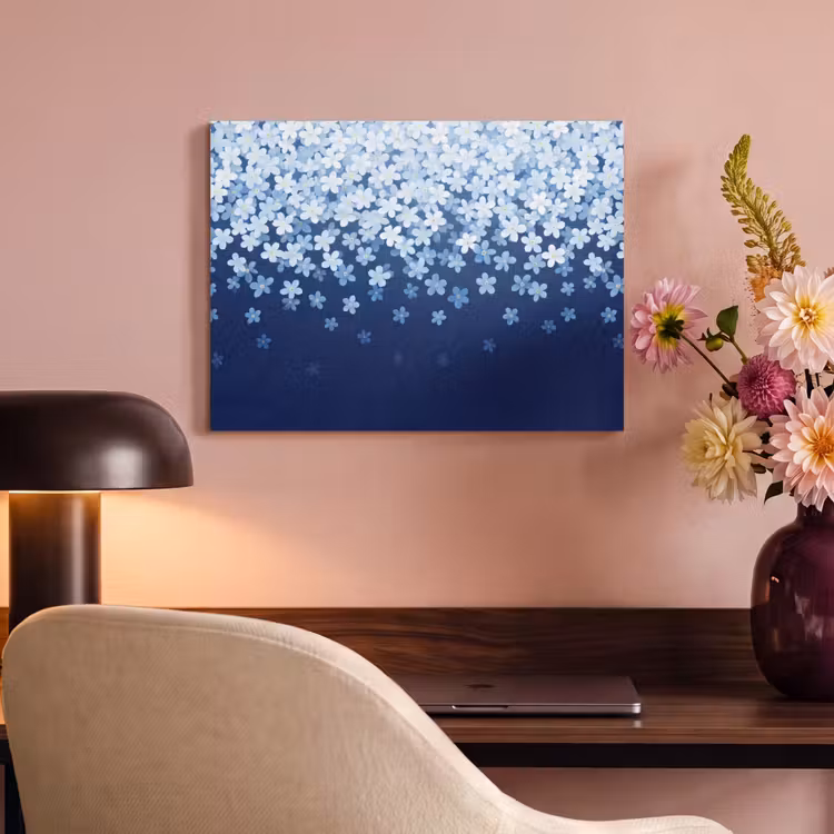 Akoestisch schilderij - Bloemen - Vallend - Decoratief — 4