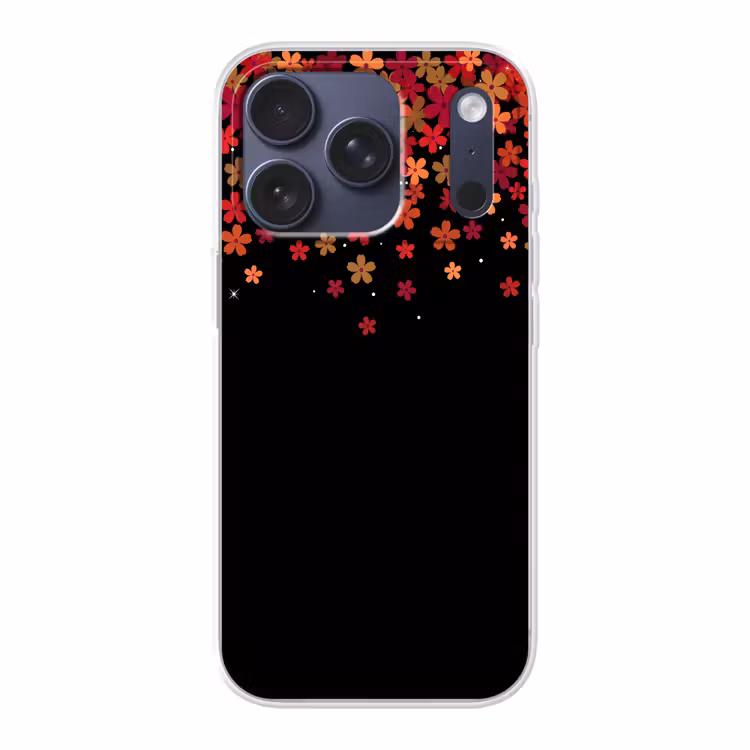 Telefoonhoesje - Bloemen - Abstract - Oranje — 1
