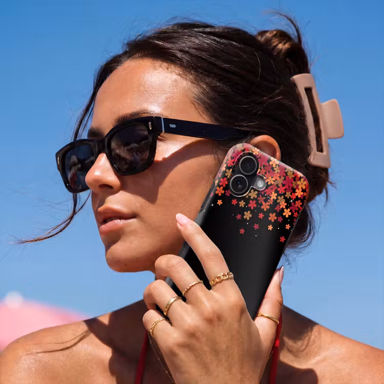 Telefoonhoesje Toughcase - Bloemen - Abstract - Oranje — 6