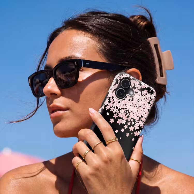 Telefoonhoesje Toughcase - Roze bloemen - Natuur — 6