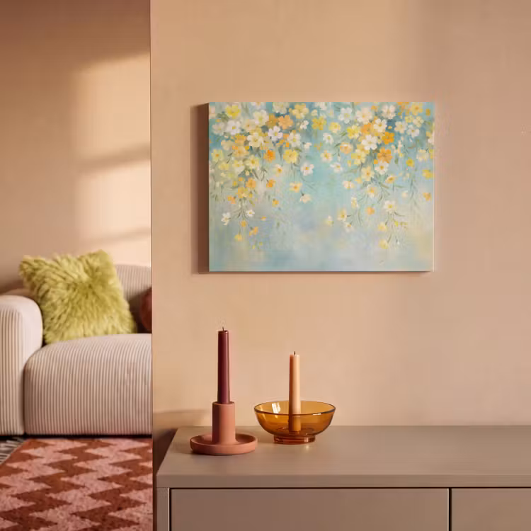Akoestisch schilderij - Bloemen - Zacht - Lente — 2
