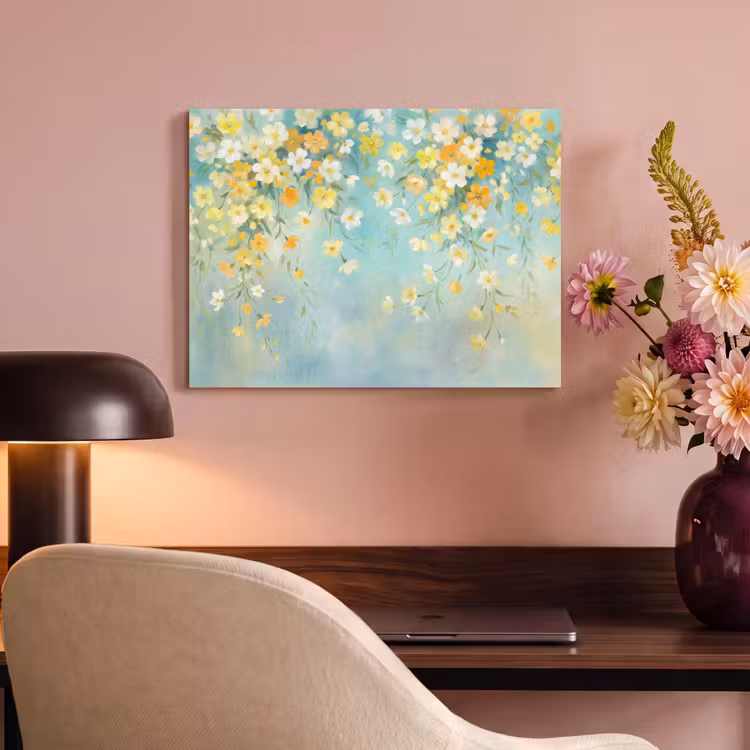 Akoestisch schilderij - Bloemen - Zacht - Lente — 4
