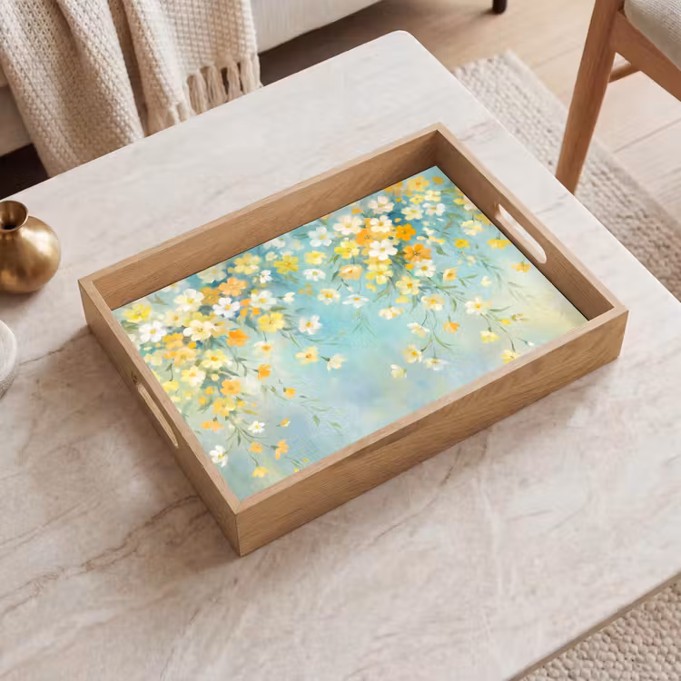 Dienblad - Bloemen - Zacht - Lente — 2