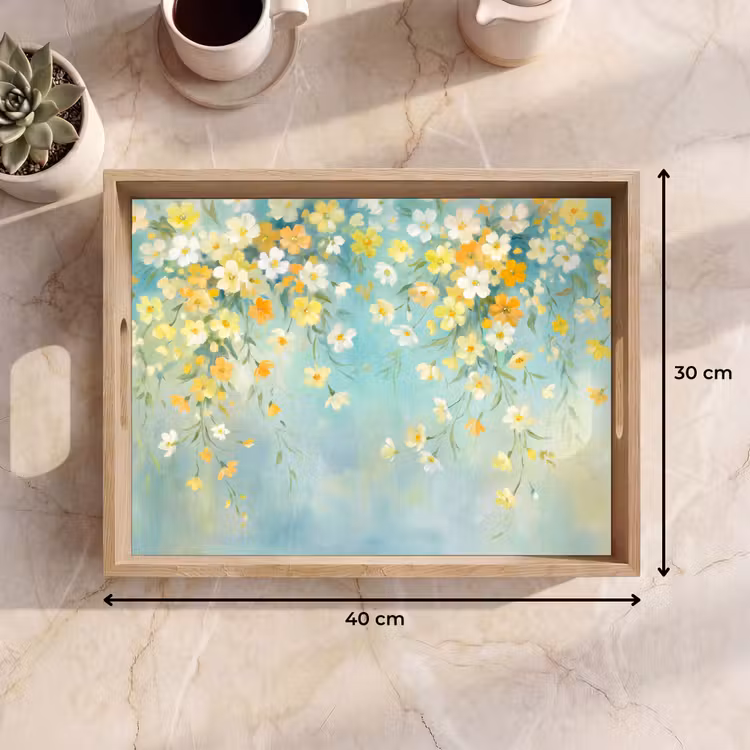 Dienblad - Bloemen - Zacht - Lente — 9