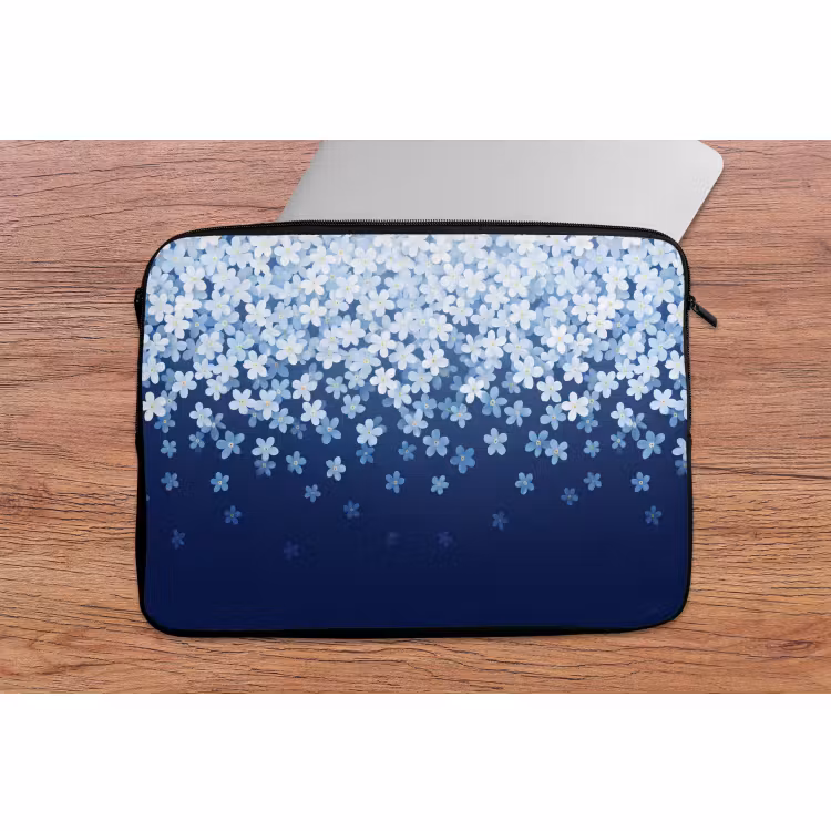 Laptophoes Bloemen - Vallend - Decoratief — 2