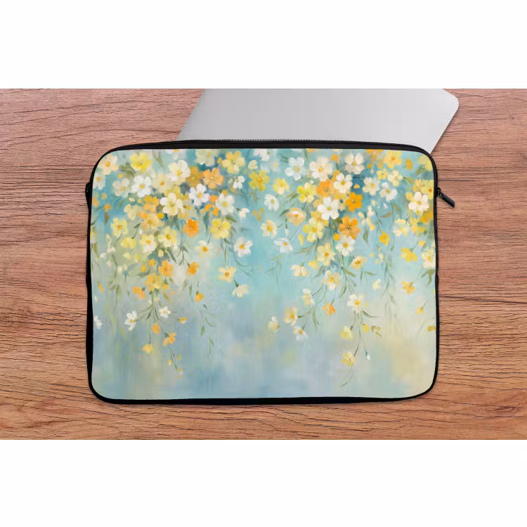 Laptophoes Bloemen - Zacht - Lente — 2