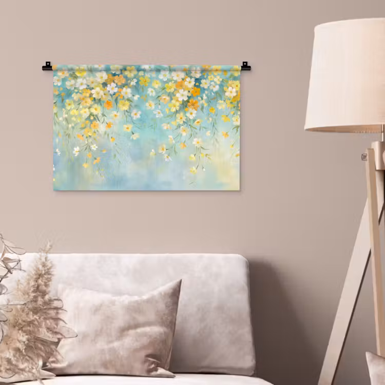 Wandkleed - Bloemen - Zacht - Lente — 2
