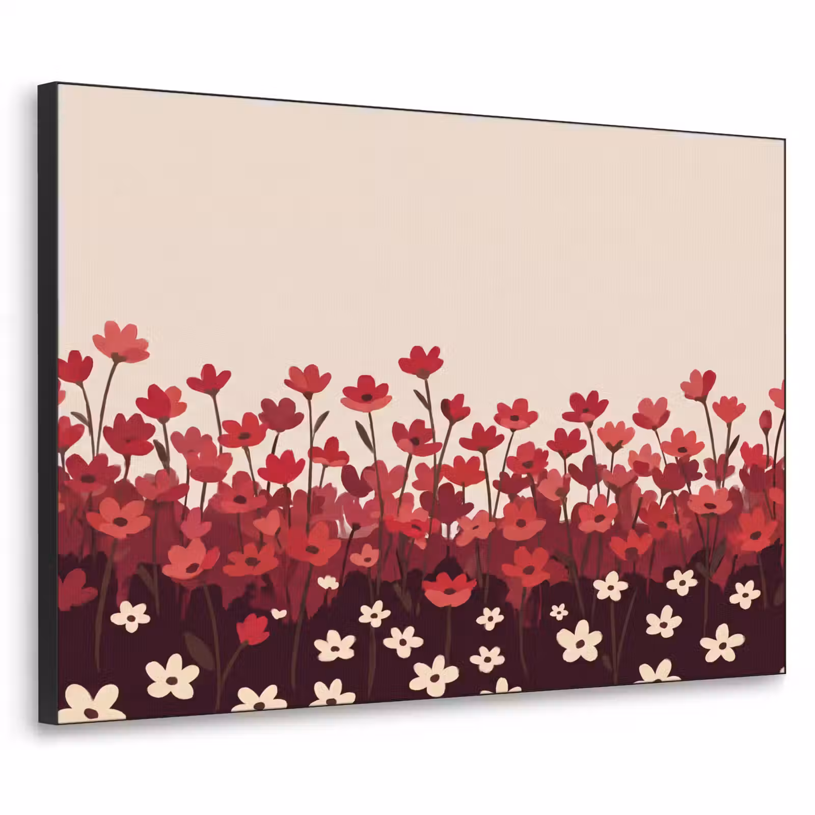 Art frame - Bloemen - Rood - Natuur — 1