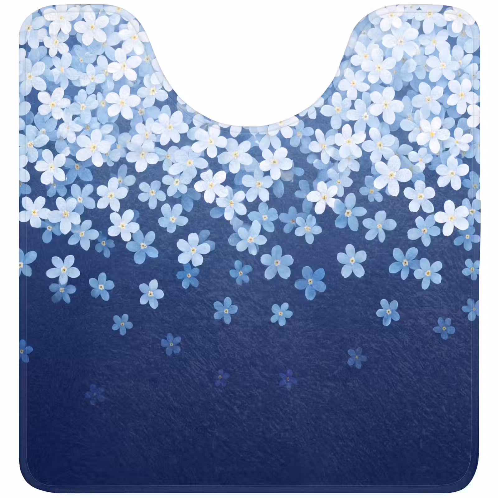 WC Mat - Bloemen - Vallend - Decoratief — 1